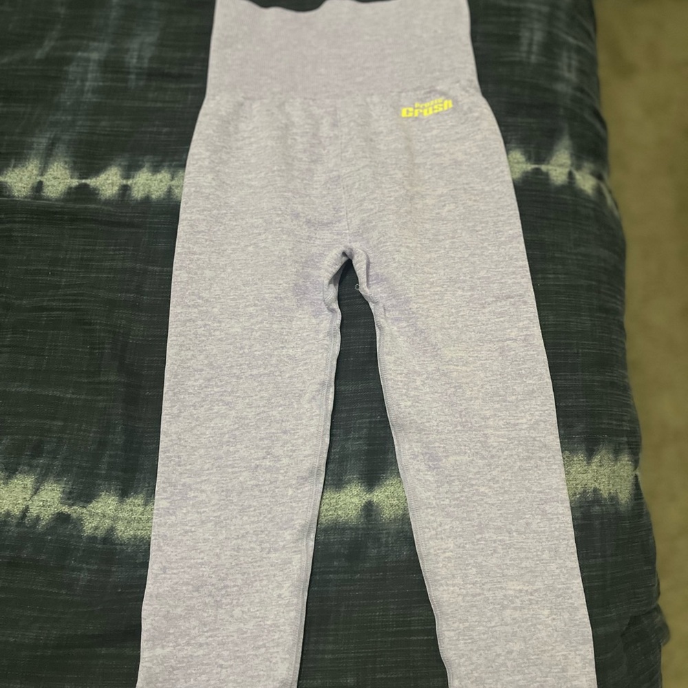 Alpine High Waist 7/8 Leggings - Purple Melange